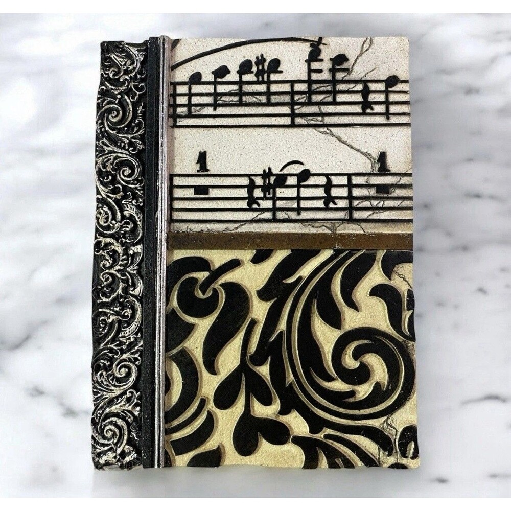 New View Gifts Wall Art – Textured Musical Notes & Paisley, 8x6